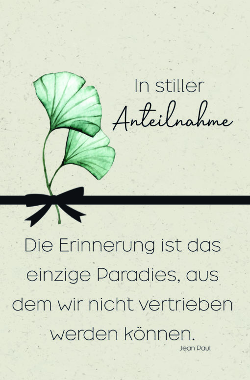 50 Trauerkarten mit Sprüche – Bild 9