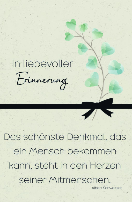 50 Trauerkarten mit Sprüche – Bild 4