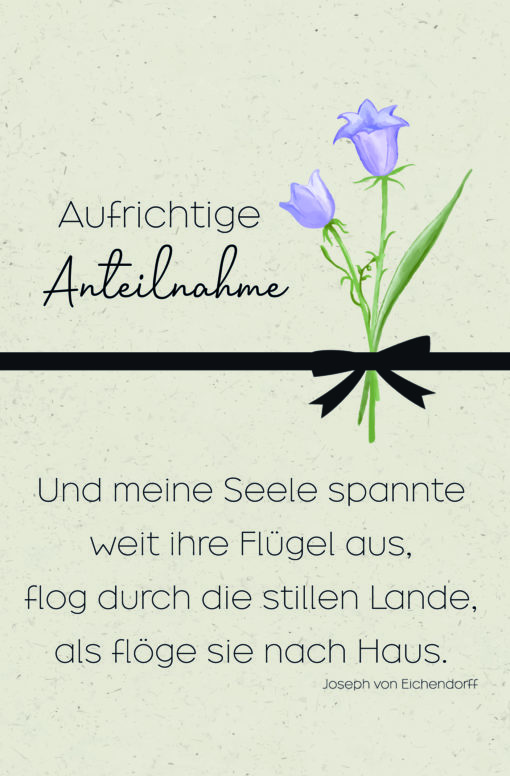 50 Trauerkarten mit Sprüche – Bild 2