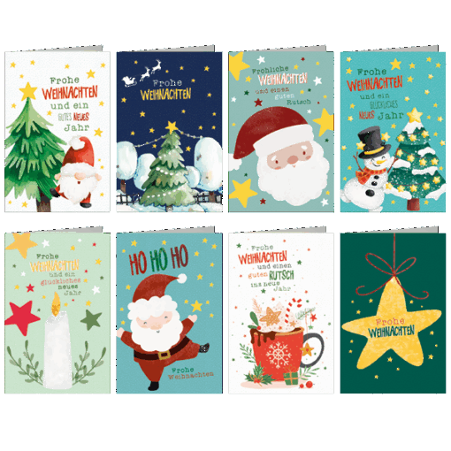 50 Weihnachtskarten