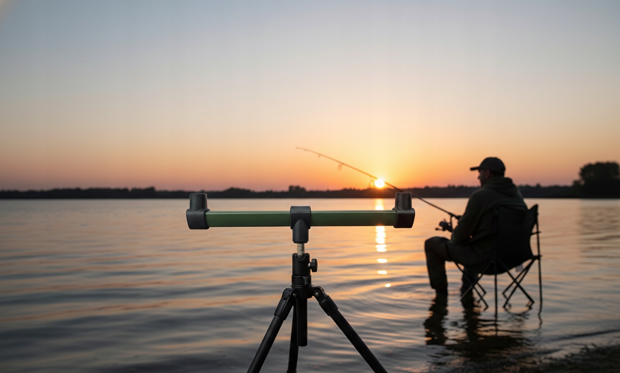 Rutenhalterung 24cm für 2 Ruten – Bild 2