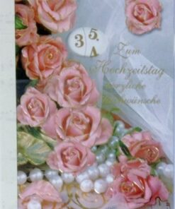 5 Hochzeitskarten mit Drehzahlen