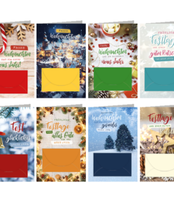 40 Weihnachtskarten / Geldkarte