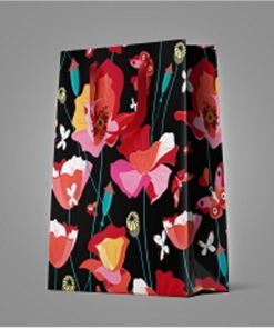 12 Geschenktüten mittel "Flowers-36"