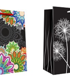 12 Geschenktüten mittel "Flowers Graphies-1"