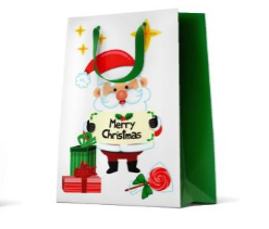 12 Weihnachtstüten mittel "Happy Holidays-2"