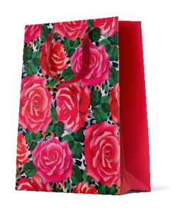 12 Geschenktüten mittel "Roses-4"