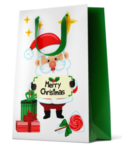 12 Weihnachtstüten groß "Happy Holidays-2"