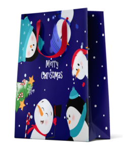 12 Weihnachtstüten Jumbo XXL "Happy Winter"