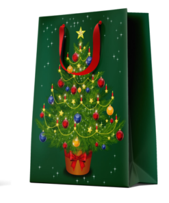 12 Weihnachtstüten groß "Happy Colors-2"