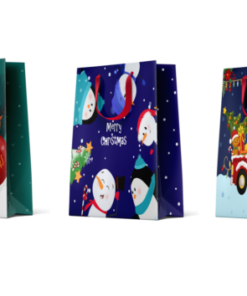 12 Weihnachtstüten Jumbo XXL "Happy Winter"